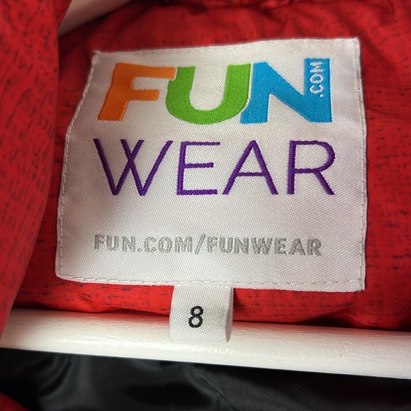 Kids Superman Puffer Jacket | Kids | Boys | Red/Blue | 8| Fun Wear - Picture 8 of 11